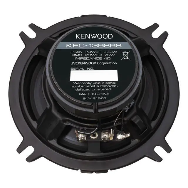 Alt view image 5 of 6 - KFC-1398RS 5-1/4" 2-Way Car Speakers 330W Peak Power, Acoustic Sound Harmonizer, Sound Field Enhancer, Easy Installation