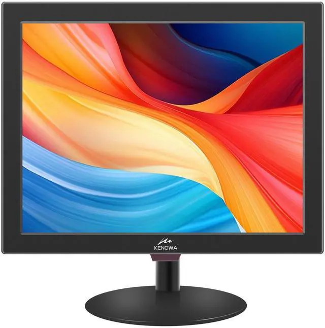 Main image of 15 Inch PC Monitor, Computer Display for Windows 7/8/10/11, LED 1024 X 768 Screen, 4:3 Aspect Ratio, 60 Hz, 5Ms,75 * 75 mm VESA Hole, Port with HDMI,VGA,BNC,AV, TN Panel,Dual Speakers