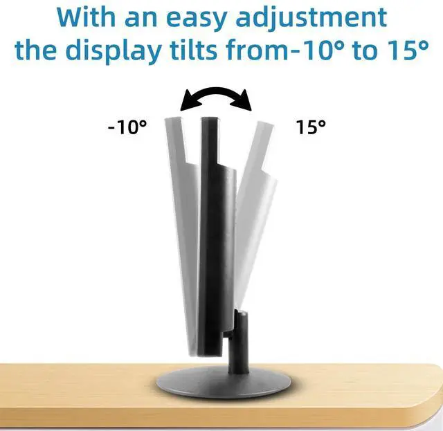 Alt view image 3 of 6 - 15 Inch PC Monitor, Computer Display for Windows 7/8/10/11, LED 1024 X 768 Screen, 4:3 Aspect Ratio, 60 Hz, 5Ms,75 * 75 mm VESA Hole, Port with HDMI,VGA,BNC,AV, TN Panel,Dual Speakers