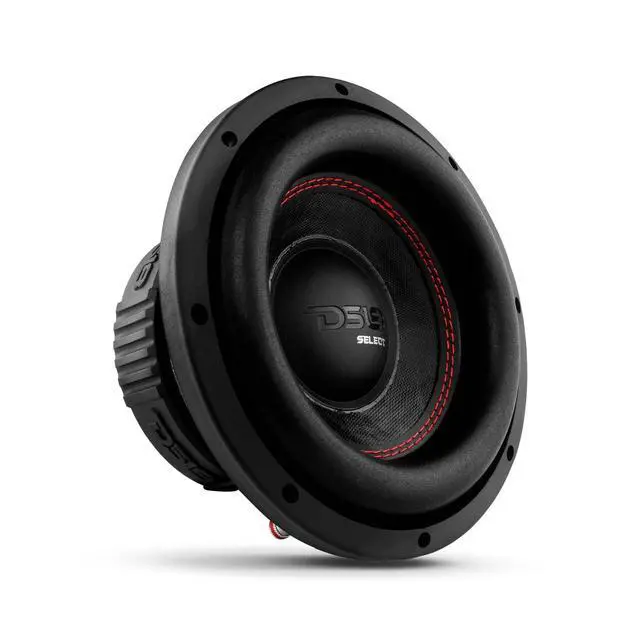 Alt view image 2 of 6 - SLC-8S Subwoofer in Black - 8-Inch Speaker, 400W Max Power, 200W RMS Power, Aluminum 4 Layer Voice Coil, Black Steel Frame, SVC, 4 Ohm Impedance, Ferrite Magnet (1 Speaker) (SLC8S)