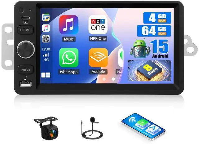 Main image of 8 Core 4+64G (Fit B.O.S.E Version) Android 15 7'' Touchscreen Car Stereo for Chevy Chevrolet Silverado SSR Tahoe 2003-2006,GMC Siera Yukon/Hummer 2003-2006,CarPlay Android Auto Bluetooth GPS EQ SWC