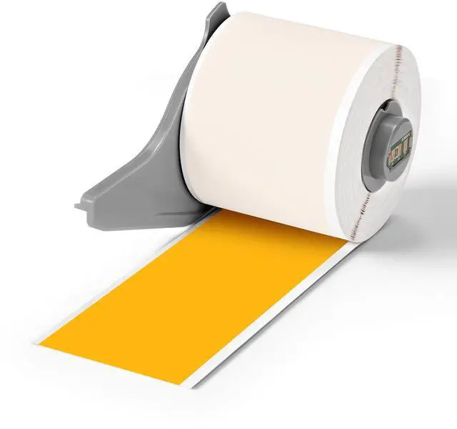 Main image of Replacement for Brady All Weather Permanent Adhesive Vinyl Label Tape, Only Fit for Brady BMP71 Printers(Not Compatible with M710) - 2" x 50', Yellow M7C-2000-595-YL