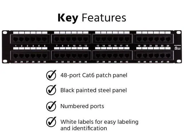 Alt view image 2 of 6 - Patch Panel (568A/B Compatible)