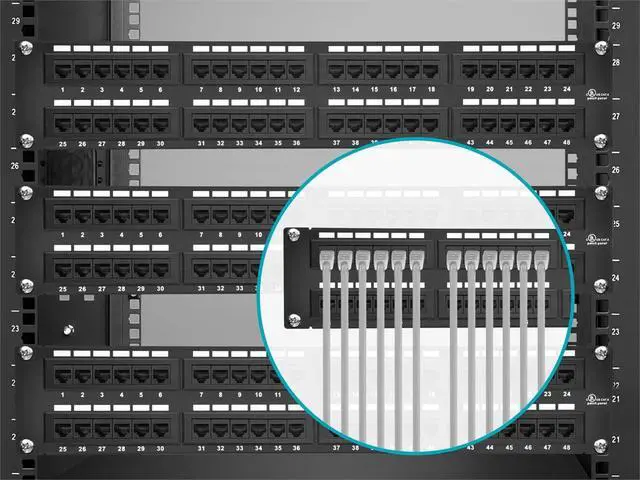 Alt view image 6 of 6 - Patch Panel (568A/B Compatible)