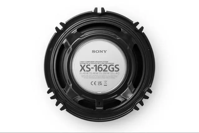 Alt view image 4 of 6 - XS-162GS 6 ½ 2-Way Component Speakers - 4ohm - 45 Watts RMS/250 Watts Max