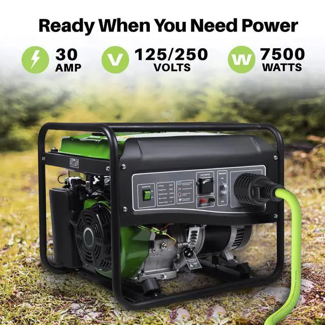 Alt view image 4 of 6 - 30-Amp/Duplex 5-20R x4-Outlets Adapter Cord (25-Feet) 4-Prong 30A Generator Extension Cord to 4X Household 125/250V (NEMA 14-30P to Four 5-20R) STW 10AWG/4 Heavy Duty Twist Lock - 25ft