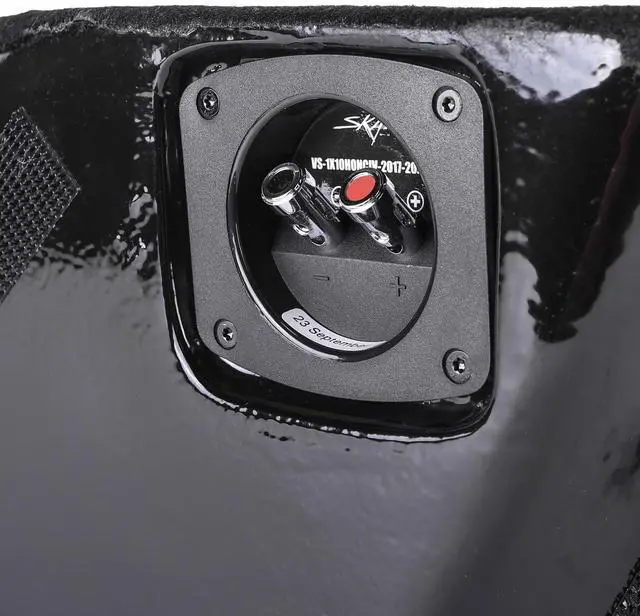 Alt view image 6 of 6 - Single 10" Sealed Subwoofer Enclosure Compatible with 2017-2021 Honda Civic Hatchback Sport Vehicles