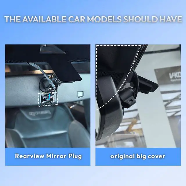 Alt view image 3 of 6 - OEM Style Front 4K & Rear 1080P Dash Cam for Ford F150 2018-2025 & F250/F350/F450 2020-2026 Super Duty(Model A),Hidden Design,WiFi & App Control,Loop Recording,G-Sensor,128GB Card