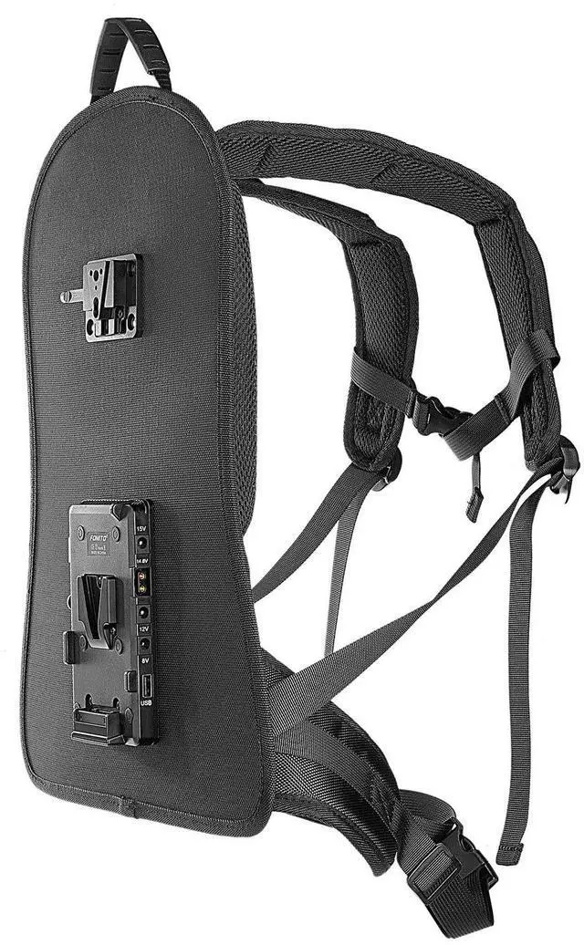 Main image of BB-01 V-Mount Camera Harness Vest, with Power Distribution Plate, Wireless Video Transmission Mount, USB/DC8V/DC12V/Dtap14.8V/DC15V Output