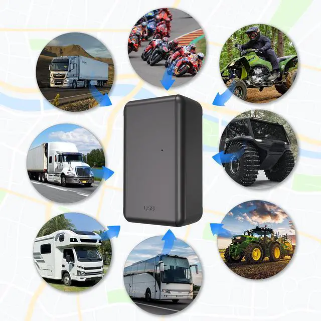 Alt view image 2 of 6 - G05A GPS Tracker for Vehicle No Monthly Fees, SIM Card Included, Real-Time Tracking, Global Coverage, Geo-Fencing, Strong Magnetic Attachment, Long Battery Life