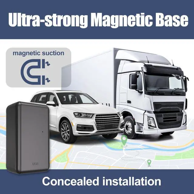 Alt view image 5 of 6 - G05A GPS Tracker for Vehicle No Monthly Fees, SIM Card Included, Real-Time Tracking, Global Coverage, Geo-Fencing, Strong Magnetic Attachment, Long Battery Life