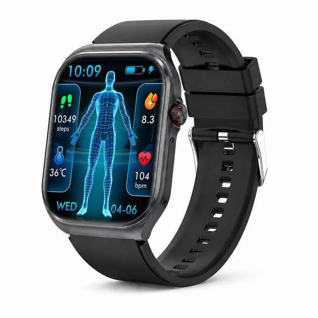 Main image of Smart Watch for Adults & Seniors, 1.87" Large Easy-to-Read Display, Bluetooth Calls, Heart Rate & SpO2, Sleep & Stress Tracking, 110+ Sports Modes, IP68, for Android & iPhone