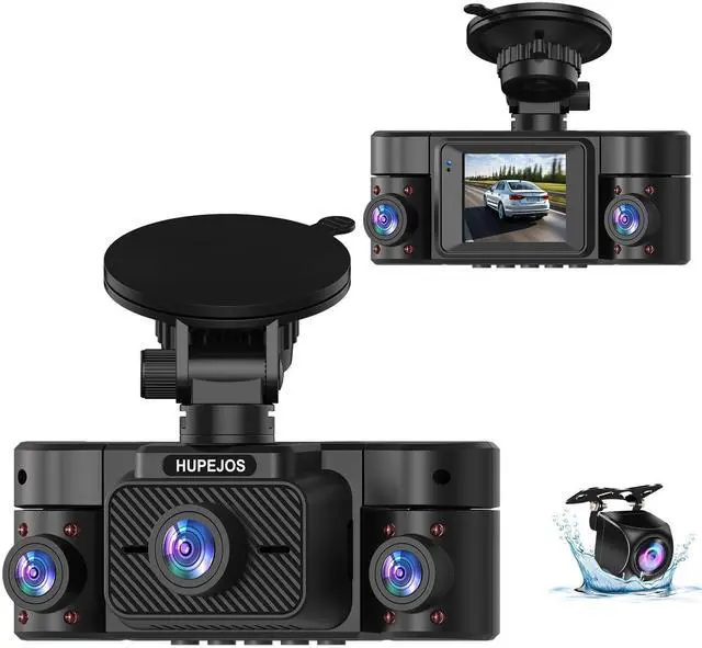 Main image of Dash Cam Front and Rear, 360 Dgree View 4 Channel Dash Camera for Cars 2K FHD, Mini Dashcam Built-in WiFi, Car Camera Free 64GB Card, Voice Control, Night Vision,WDR,24/7 Parking Mode, V30-4CH
