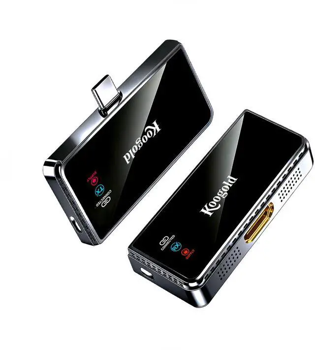 Main image of Wireless USB-C Transmitter and HDMI Receiver,Type-C to HDMI,4K Decode Input 1080P@60Hz Output,Plug and Play, Stream Content from Laptop,Tablet,Phone to TV,Monitor,Projector