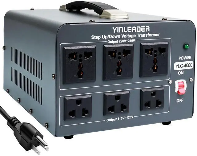 Main image of 4000W 120V to 240V Voltage Converter Transformer Step Up/Down 110/120V(US/CA/MX) - 220/240V(CN/AU/UK/EU)
