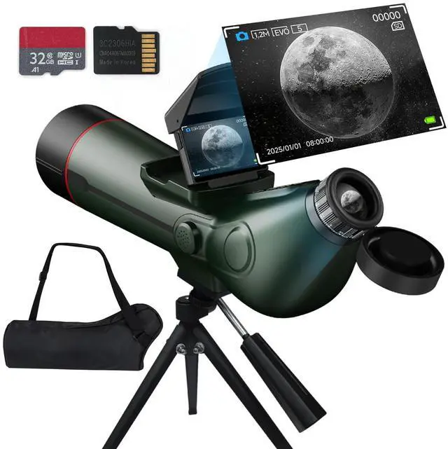 Main image of Smart Telescope, Professional Refractor Auto-focus Portable Digital Electronic Telescopes with 4K Astrophotography Camera, Internal And External Dual Screens Spotter for Adults and Beginners Astronomy