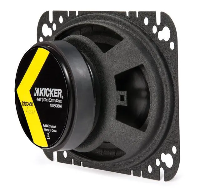Alt view image 3 of 6 - DSC460 4x6-Inch (100x160mm) Coaxial Speakers, 4-Ohm (Pair)