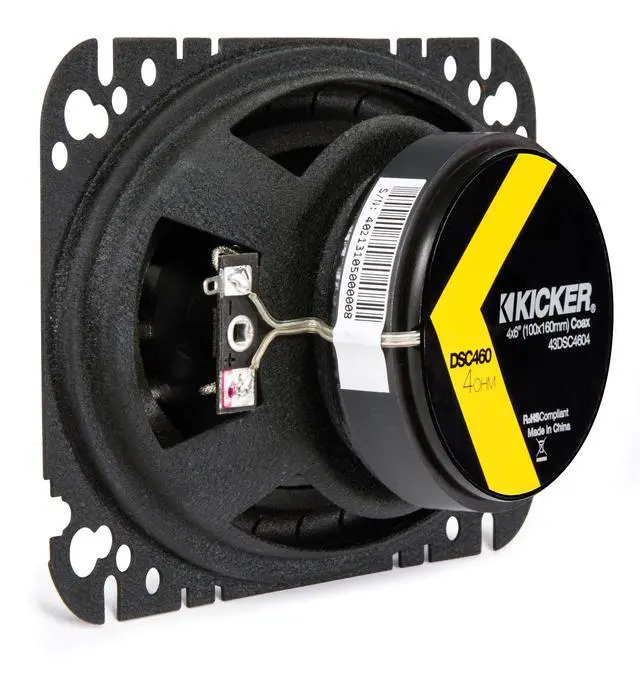 Alt view image 4 of 6 - DSC460 4x6-Inch (100x160mm) Coaxial Speakers, 4-Ohm (Pair)