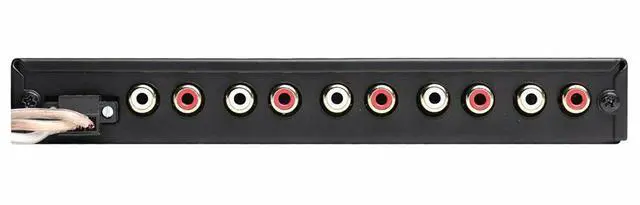 Alt view image 3 of 4 - ATEQ709 4-Band Audio Equalizer with Built-in 2-Way Crossover, 9 Volts, 1/2 DIN, re-amp EQ with Front/Rear Active Crossover, and Selectable 12dB high-Pass Crossover,Black