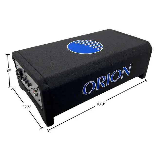 Alt view image 4 of 4 - Cobalt CPE100 10 1600W Max Active Down-Firing Subwoofer Thin Enclosure with Built-in Amplifier Slim Loaded Sub for Tight Spaces in Cars and Trucks, Air-Tight Sealed Shallow Mount Enclosure