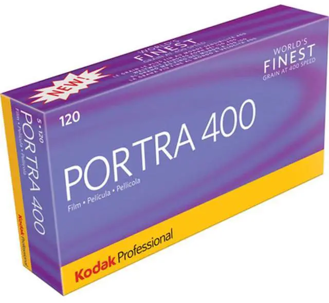 Main image of Portra 400 Professional ISO 400, 120 propack, Color Negative Film (5 Rolls per Pack)