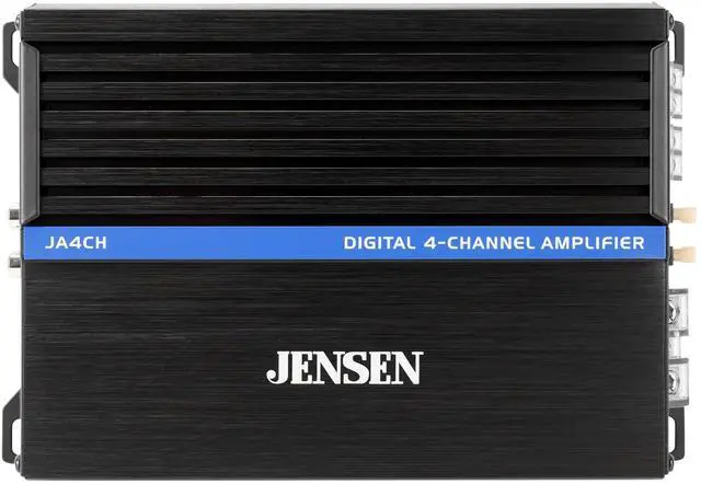 Main image of JA-Series JA4CH High-Performance Class-D 4-Channel Car Audio Amplifier | Truck, Motorcycle, Golf Cart | 1,000 Watts Peak Power | Efficient Compact Design | CTA-2006-D Certified | Bridegeable