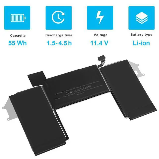 Alt view image 3 of 4 - A2389 Battery Replacement for MacBook Air 13 Inch A2337 M1 (2020), EMC 3598, MGN53 MGN83 MGN63 MGN93 MGND3 MGN73 MGNA3 MGNE3