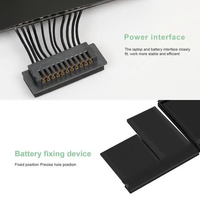 Alt view image 4 of 4 - A1417 Laptop Battery Replacement for MacBook Pro A1398 (Mid 2012 & Early 2013), Apply to MacBook Pro 15 inch Retina (Mid 2012, Early 2013 Version) - EMC 2512 or 2673