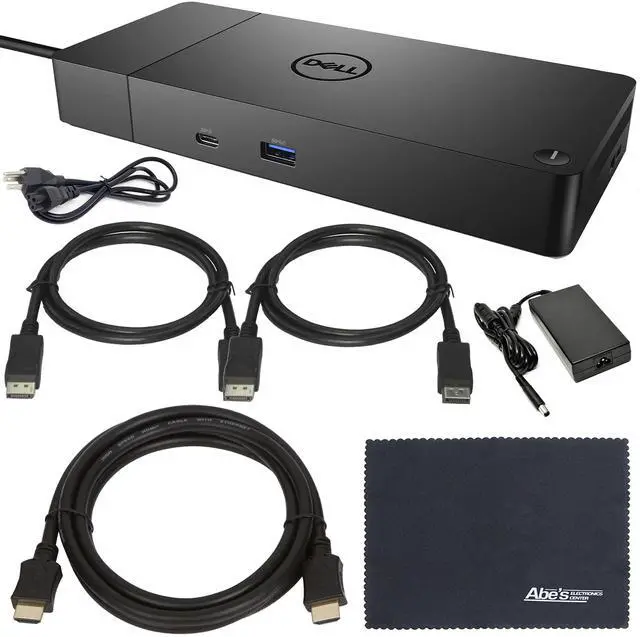 Main image of Dell Performance Dock WD 19S WD19S Docking Station (WD19S130W) with 130W Power Adapter and 90W Power Delivery + ZoomSpeed Essentials Kit Black