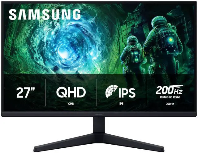 Main image of 27 Odyssey G5 G53F QHD Resolution Gaming Monitor, HDR10, 200Hz Refresh Rate, IPS Panel, AMD FreeSync Premium, Black Equalizer, Auto Source Switch, LS27FG53DENXZA