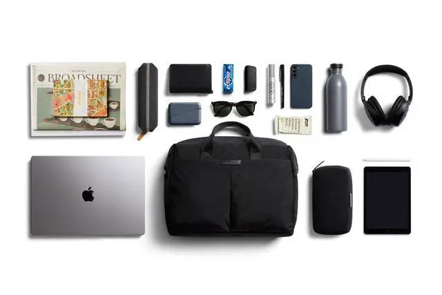 Alt view image 6 of 6 - Tokyo Work Bag (20L laptop messenger bag) - Raven