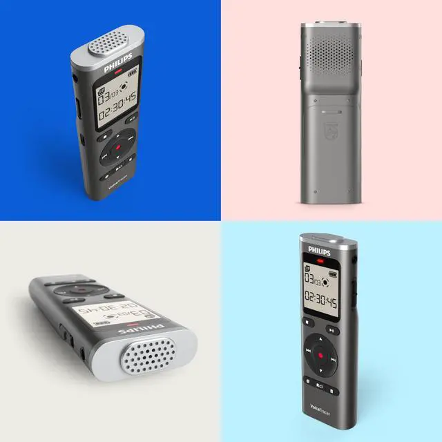 Alt view image 2 of 6 - DVT1170 VoiceTracer, Audio Recorder, 8GB, Micro SD Card Slot, 360° Microphone for Excellent Sound