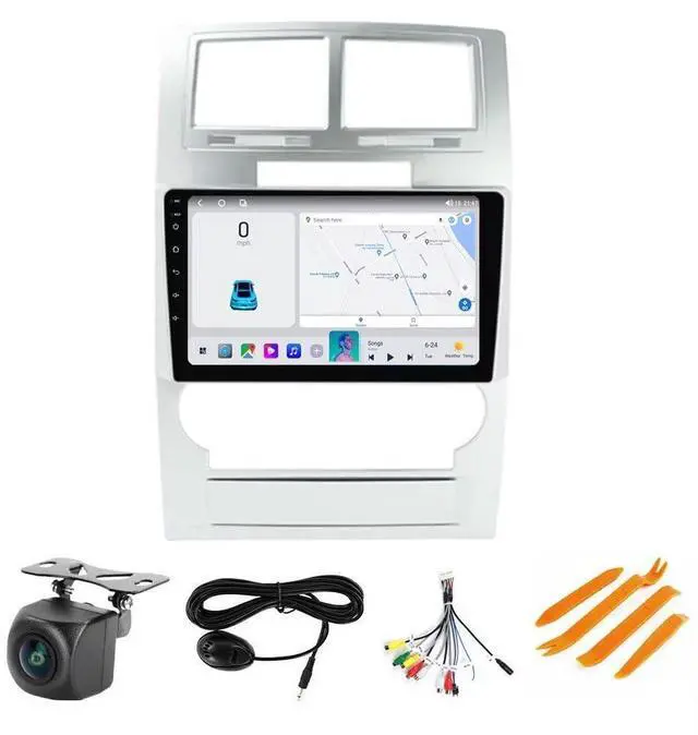 Main image of 5GWiFi Upgrade Stereo Radio for Dodge Charger 2008 2009 2010 - 8-Core Wireless Car-Play Android Auto GPS Navigation - 2GB RAM 32GB ROM 9 Inch Touch Screen Blue-Tooth RDS FM DSP SWC Camera