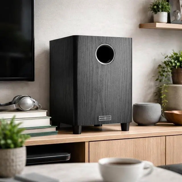 Alt view image 4 of 6 - 6.5 Inch Passive Subwoofer, 100W Power Heavy Bass Powerful Sound Synthetic Fiber Wood Material, Passive Speaker for Home Theater Party Plug and Play