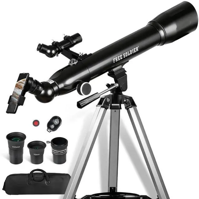 Main image of Telescopes for Adults High Powered, 700x90mm AZ Astronomical Professional Refractor Telescope for Beginners Astronomy with Advanced Eyepieces, Cool Astronomy for Christmas, Black