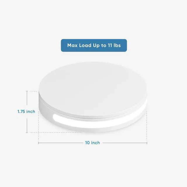 Alt view image 3 of 6 - Foldio360 (Smart 360 Photography Turntable Controlled by Smartphone for 360 Product Photography / Create 360 Degree Images and Video for your shop, Youtube, TikTok, Instagram, 3D Scanning)
