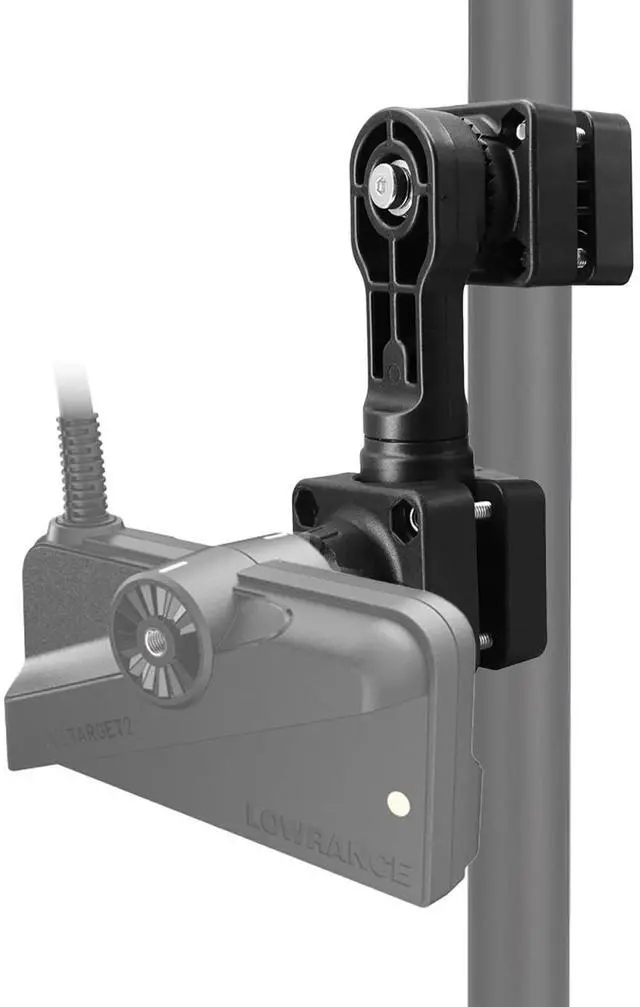 Main image of Transducer Pole Mount for Lowrance ActiveTarget 2, 0 Degree Live Sonar Mount, Corrosion-Resistant for Saltwater Use, Quick & Easy Angle Adjustment