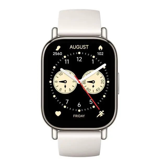Alt view image 2 of 6 - Redmi Watch 5 Lite Global 1.96" Amoled Up to 18 Days Battery GNSS Dual Mic 150+ Workout Modes 5ATM Water Resistance Heart Rate Sensor (Light Gold)
