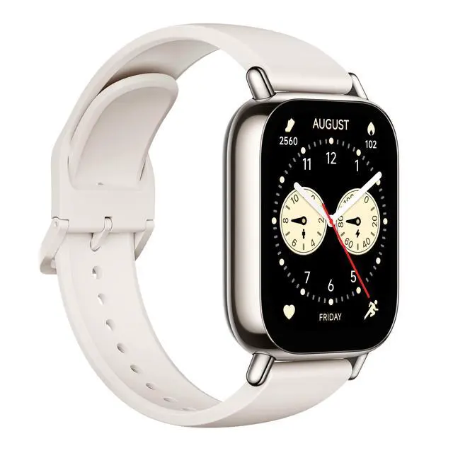 Alt view image 3 of 6 - Redmi Watch 5 Lite Global 1.96" Amoled Up to 18 Days Battery GNSS Dual Mic 150+ Workout Modes 5ATM Water Resistance Heart Rate Sensor (Light Gold)