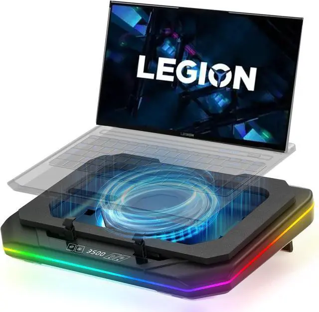 Main image of Cooling Pad for Lenovo Legion 9i 7i 5i 5 7a 5a Pro 9i 7i 5i 5 7a 5a Legion Slim 5 7 7i 5i 9i 5a Gaming Laptop,It is Undisputed King of Heat Dissipation with Powerful Turbo Fan Can Fast Cooling