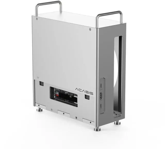 Main image of 40Gbps Mac mini M1/M2/M2 Pro/2018 Intel Dock & Stand with NVMe SSD Enclosure, Aluminum Mac mini Hub, 4K60Hz HDMI, 2X10G USB A, 10G USB C, PD 30W, SD/TF 4.0, Desktop Space-Saving Workstation