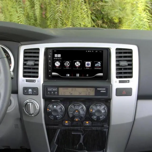 Alt view image 5 of 6 - For Toyota Radio upgrade 4Runner 2003-2009 Tundra 2003-2006 Sequoia 2003-2007 Android Stereo replacement IPS touch screen steering wheel control build in wireless carplay Android Auto Free camera