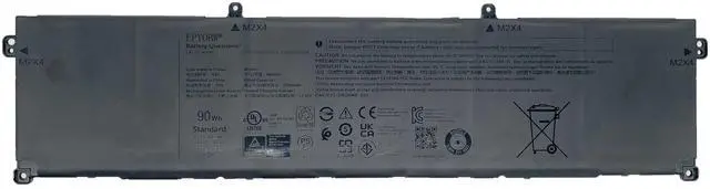 Main image of M02R0 Laptop Battery 90Wh 7792mAh 6-Cell 11.55V Compatible with Dell Alienware x16 R1 / Alienware x16 R2 Series MO2R0 HP26N