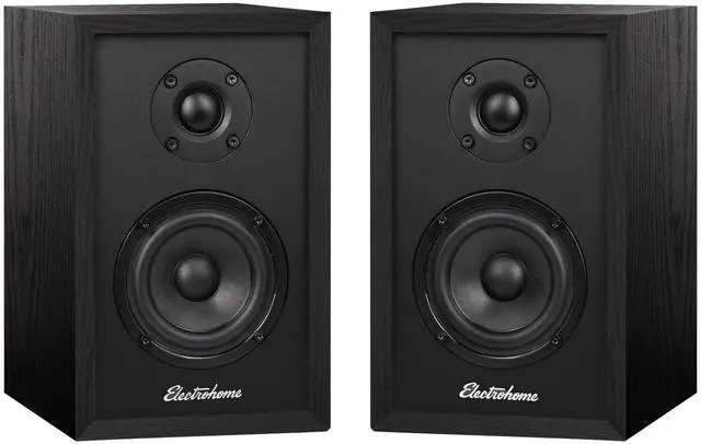 Main image of Berkeley 2.0 Stereo Powered Bookshelf Speakers with Built-in Amplifier and 3" Drivers for Turntable, TV, PC and Wireless Music Streaming Featuring Bluetooth 5, RCA and Aux (EB20B)