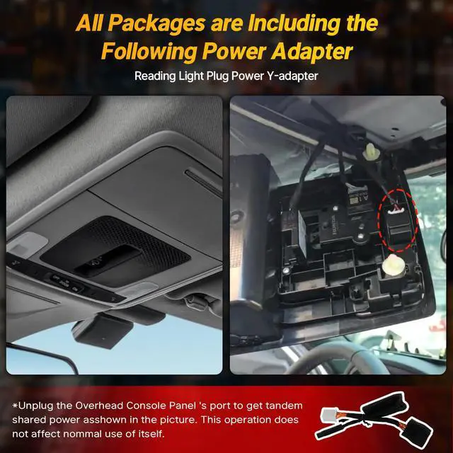 Alt view image 3 of 6 - 4K Dash Cam fit for Honda CR-V 2023 2024 2025 2026 Sport Touring EX EX-L Hybrid (Gen6), UHD 2016P, OEM Look, In-dash WiFi & APP, Loop Recording, G-Sensor, 24H Parking Monitor, 128GB Card-Grey
