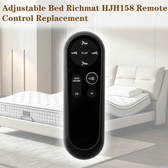 Alt view image 3 of 6 - Adjustable Bed Richmat HJH158 Remote Control Replacement for Structures E455 Adjustable Bed Base