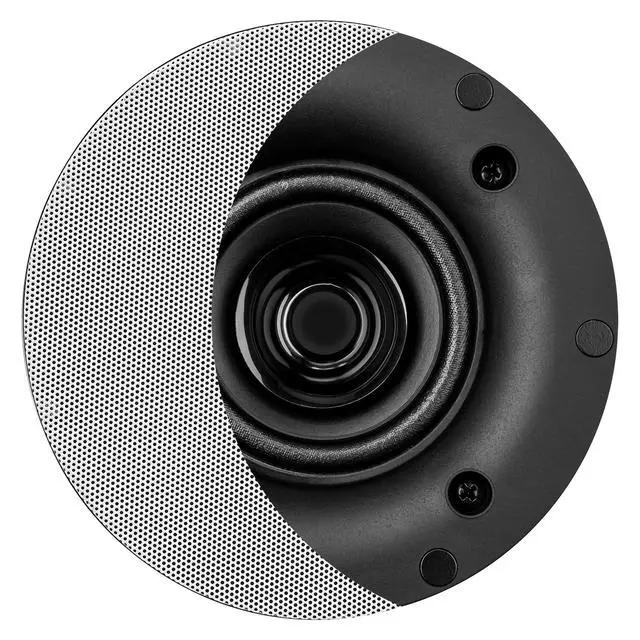 Alt view image 2 of 6 - 3" in Ceiling Speaker Pair 60W, Trimless Magnetic Grill, Paintable Grille ACE400