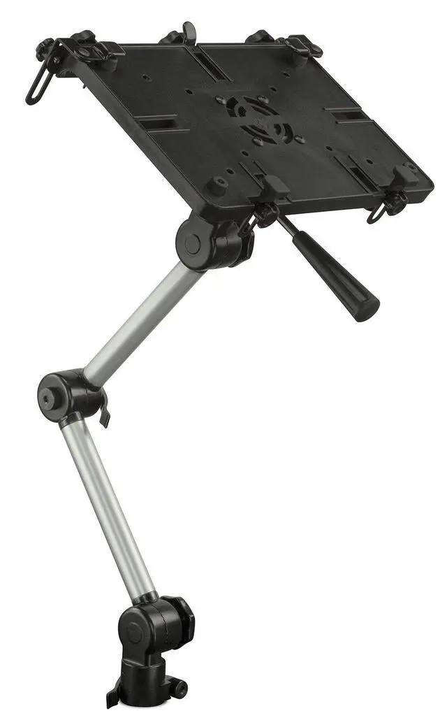 Alt view image 2 of 6 - Laptop Vehicle Mount, No-Drill Computer Seat Mount, Full Motion Adjustable Design for Auto, Truck, Car, Van Use