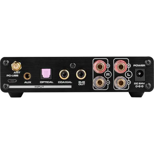 Alt view image 4 of 6 - DTA-PRO 100W Class D Bluetooth Amplifier with USB DAC IR Remote and Sub Output