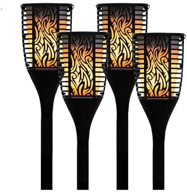 Main image of TT100 Fully Wireless 240 Watt Rechargeable Battery Bluetooth Tiki Torch Speaker 4 Pack Lanterns Link Up to 99 Speakers Wirelessly